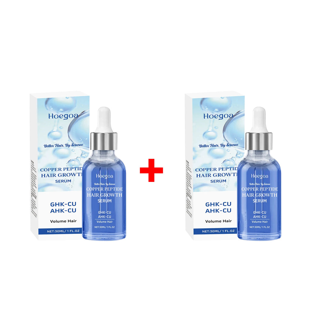 Copper Peptide Hair Growth Serum for Damaged Hair