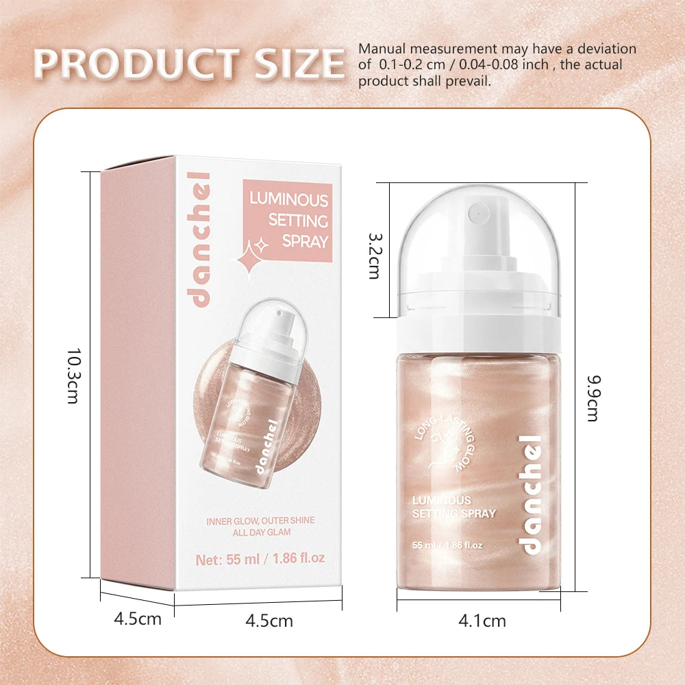 Luminous Setting Spray for Hydrating Dewy Makeup Finish