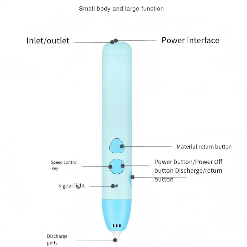 Safe Low-Temperature 3D Printing Pen for Kids - 4
