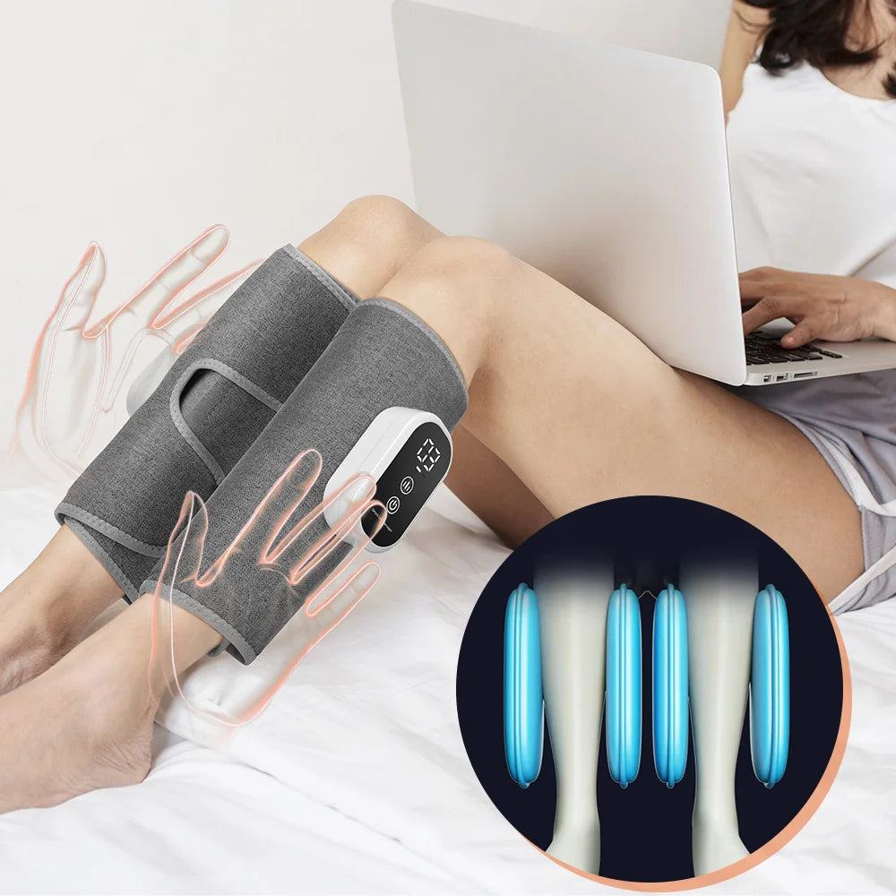 Wireless Air Compression Calf Massager for Muscle Relief