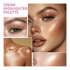 8-Color Cream Highlighter and Contouring Palette