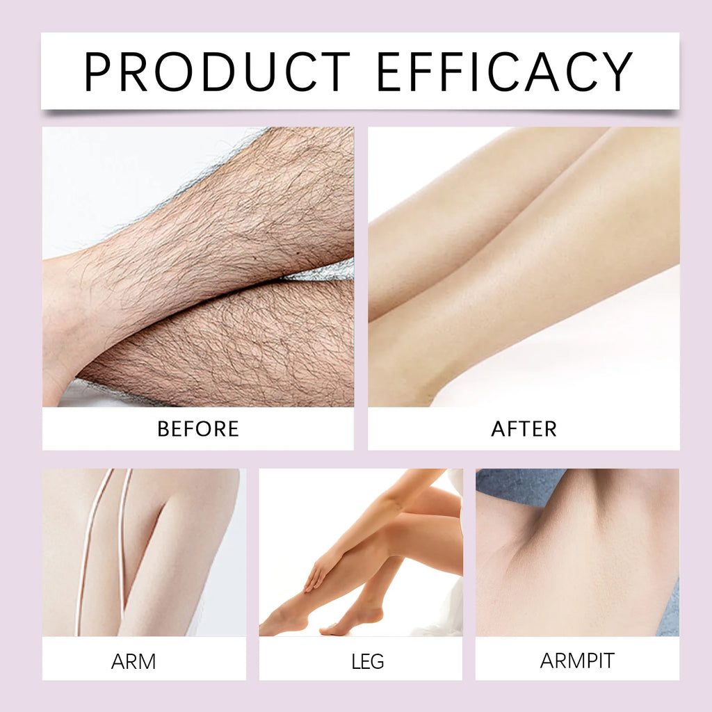 Painless Body Hair Removal Cream for Sensitive Skin