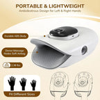Cordless Hand and Finger Massager with Heat and Compression