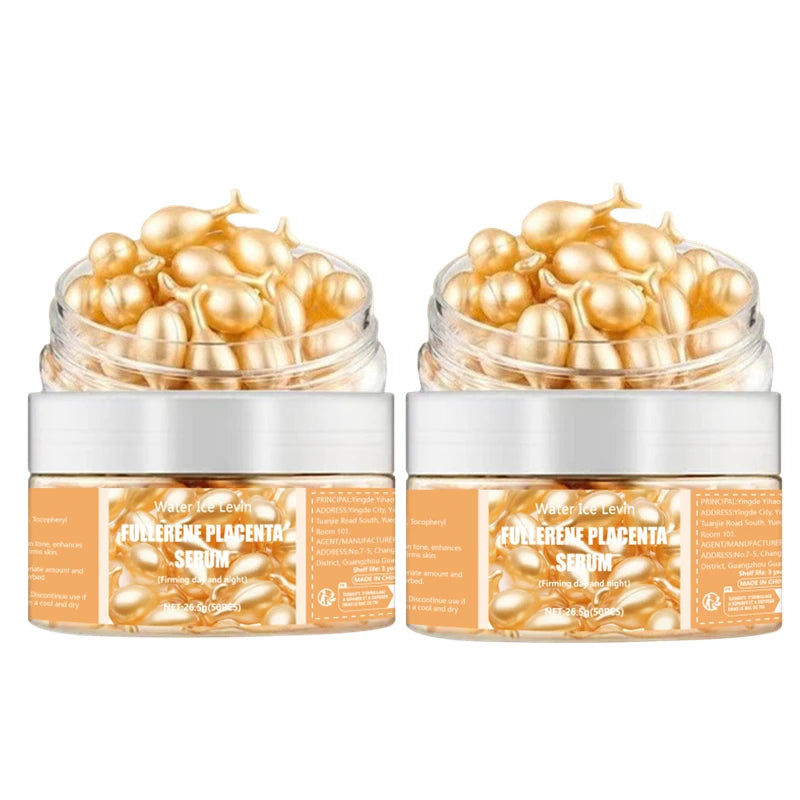 Collagen Face Serum Capsules Anti Aging Wrinkle Remover Skin Care - 17