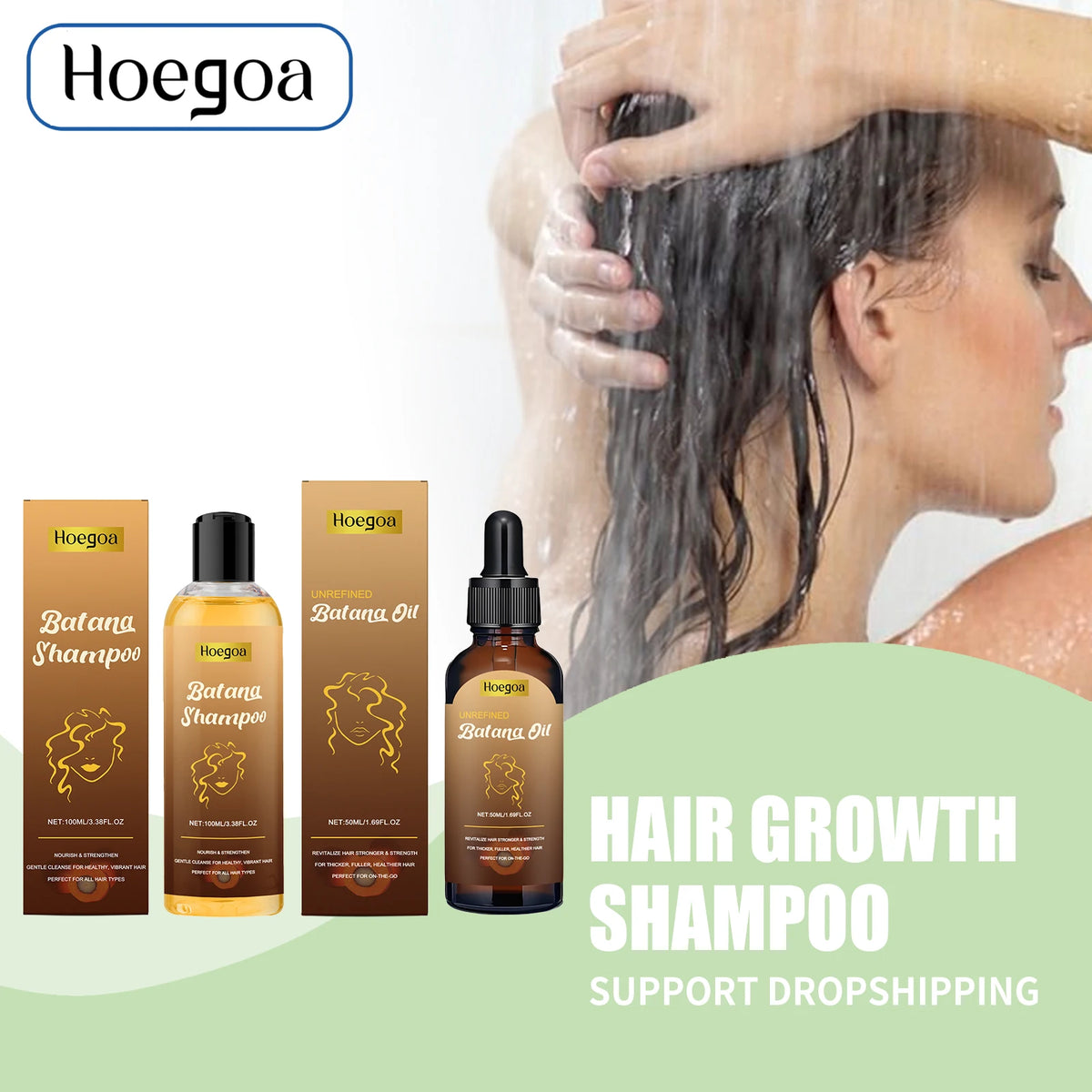 Batana Oil Hair Growth Shampoo for Scalp Treatment and Repair