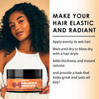 Black Castor Oil Curling Cream Hair Styling and Curl Defining Treatment