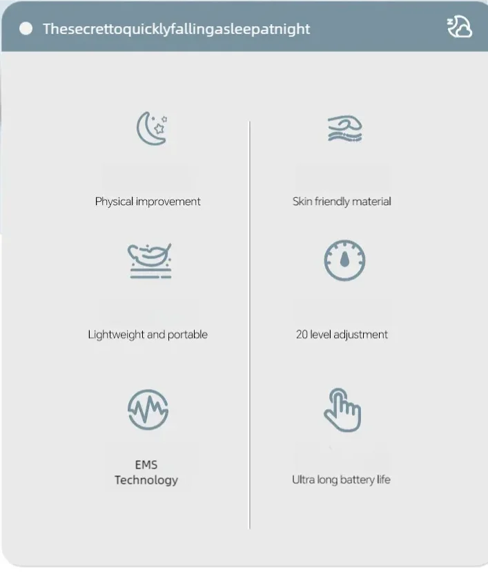 Portable Microcurrent Sleep Aid Device for Anxiety and Insomnia - 8