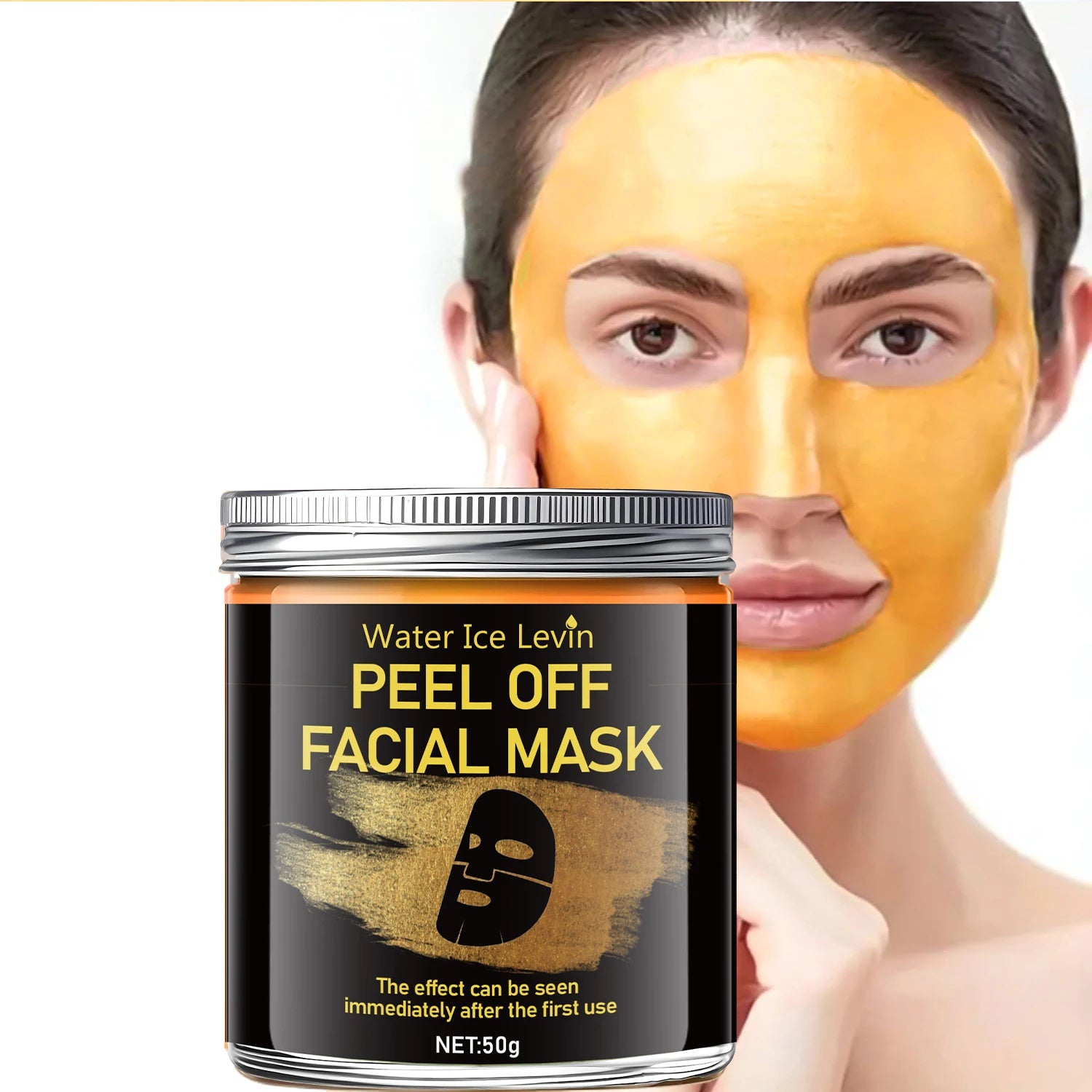 Turmeric Vitamin C Retinol Peel Off Mask Moisturizing Facial Treatment - 2