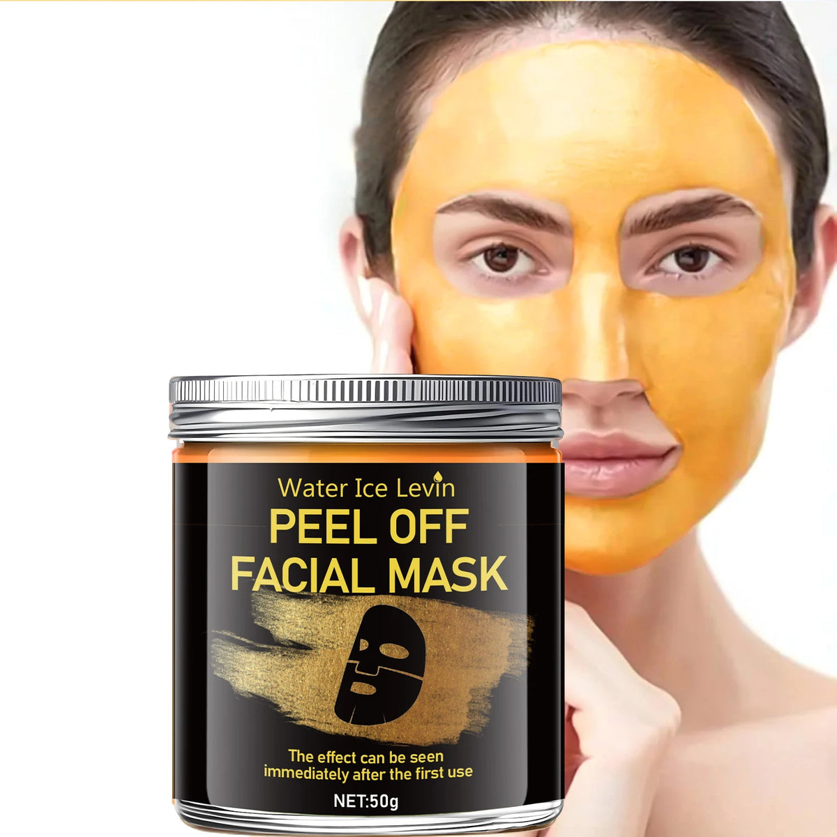 Turmeric Vitamin C Retinol Peel Off Mask Moisturizing Facial Treatment