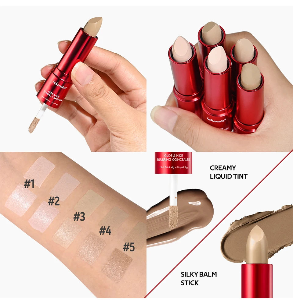 2-in-1 Blurring Concealer and Stick for Flawless Coverage