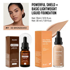 Liquid Foundation and Primer Makeup Set for Long-Lasting Coverage
