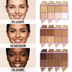 8-Color Professional Cream Concealer and Contour Palette