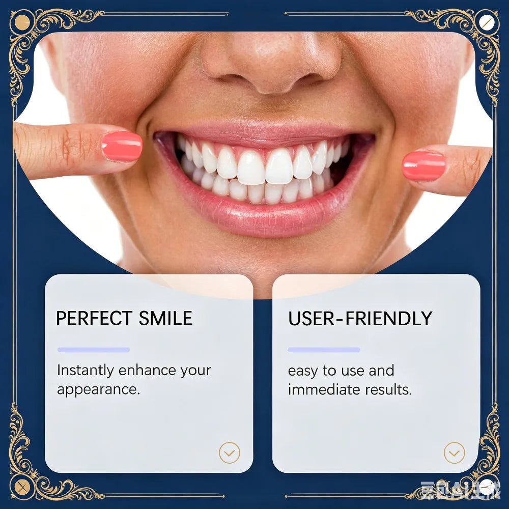 Custom Moldable Cosmetic Denture Set for Temporary Smile - 2