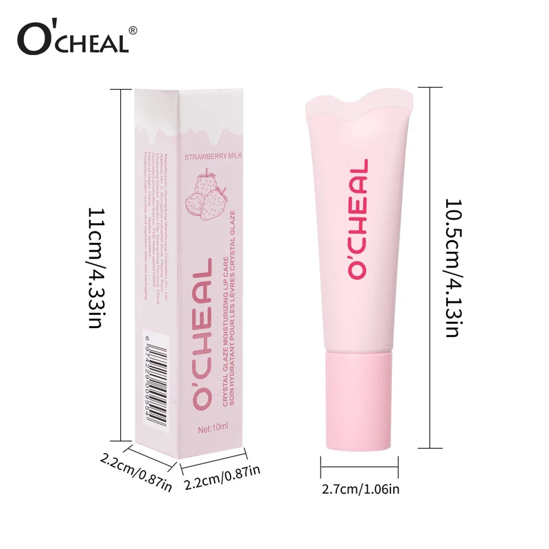 OCheal Crystal Gloss Moisturizing Lip Balm Hydrating Tinted Lip Care