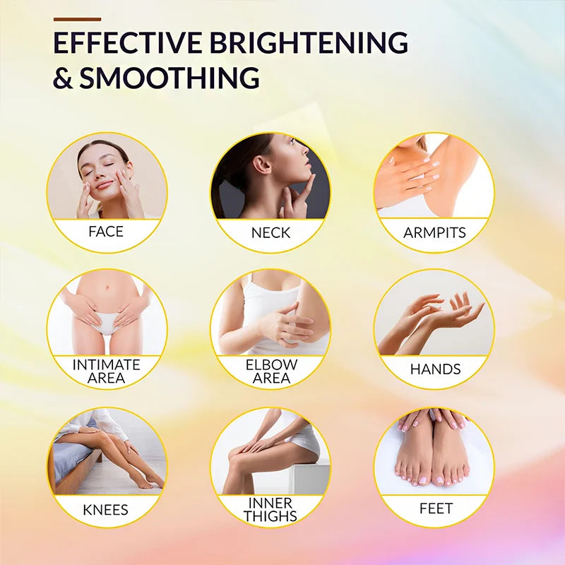 Kojic Acid Whitening Cream with Vitamin C and Turmeric for Face and Body