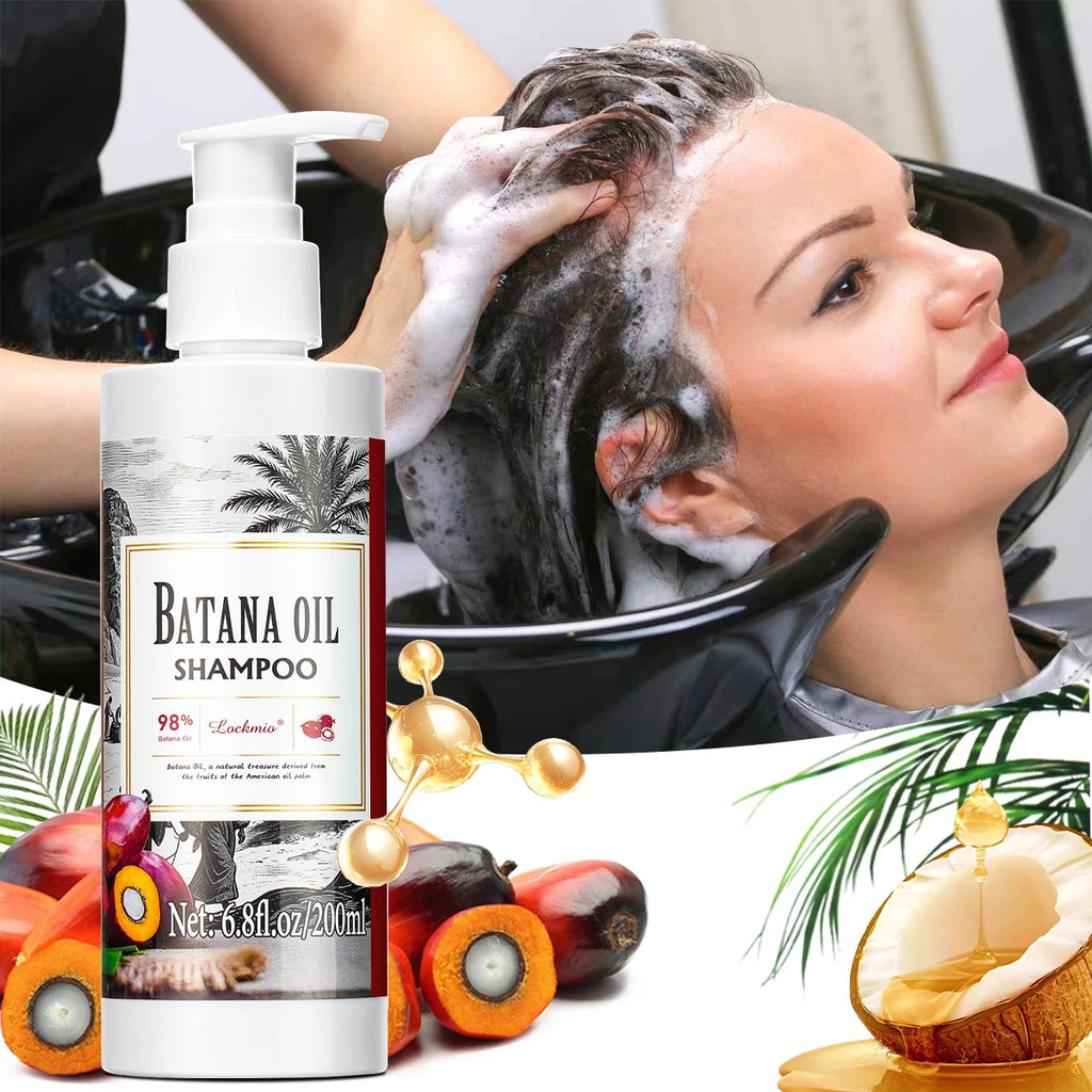 Batana Oil Shampoo Deep Cleansing Moisturizing Hair Growth Treatment