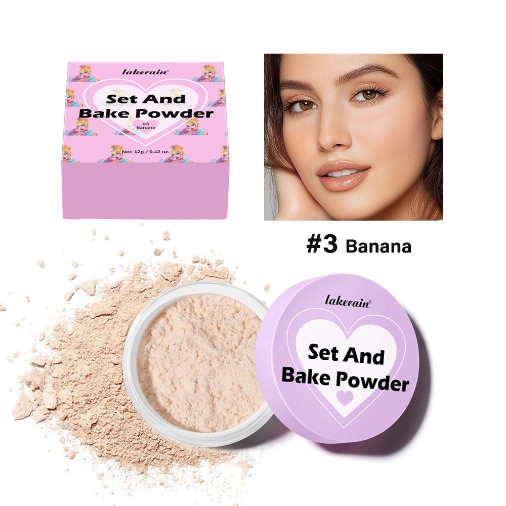 Oil-Absorbing Matte Setting Powder for Long-Lasting Makeup