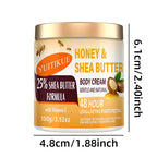 YUITIKUE 25% Shea Butter Body Cream 100g Honey Vitamin E Moisturizer