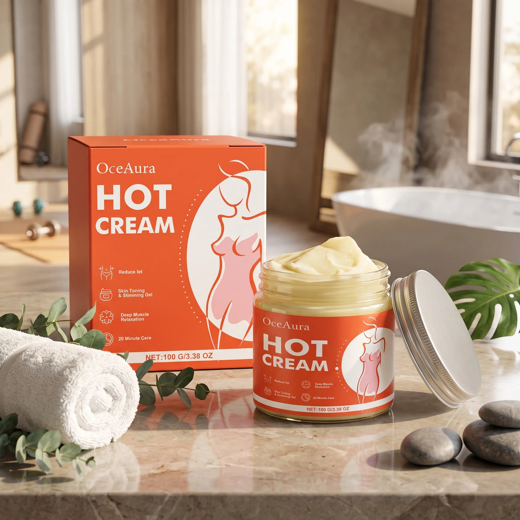 Anti-Cellulite Hot Massage Cream for Body Slimming and Shaping