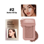 Soft Matte Butter Bronzer Powder for Face Contouring