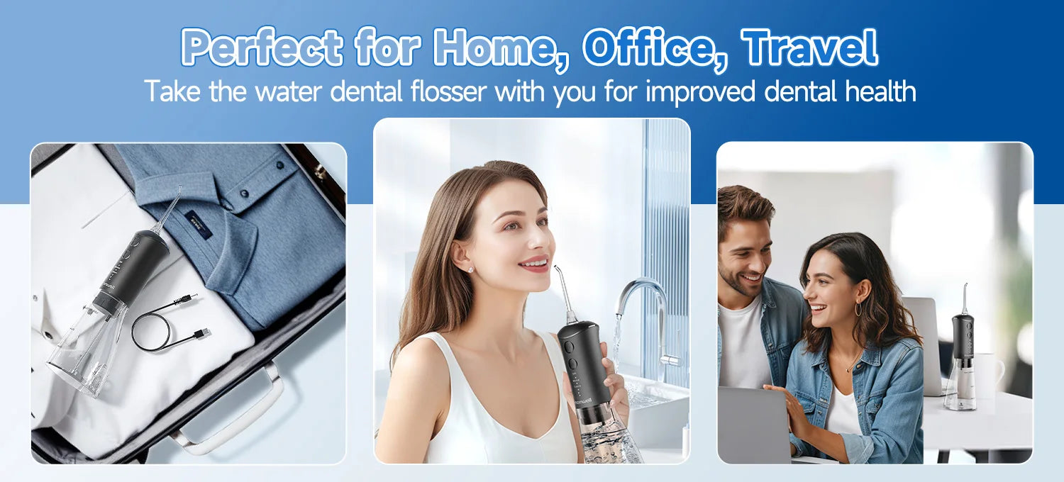 Portable Rechargeable Water Flosser for Teeth Cleaning - 14