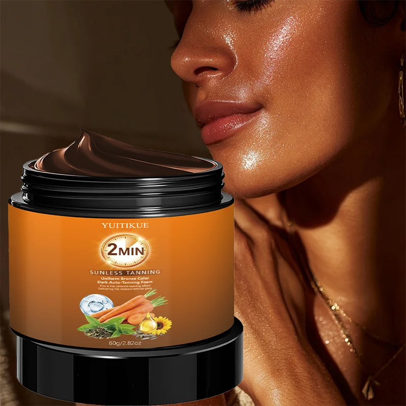 YUITIKUE Natural Self Tanner Foam Sunless Bronzer Body Tanning Cream