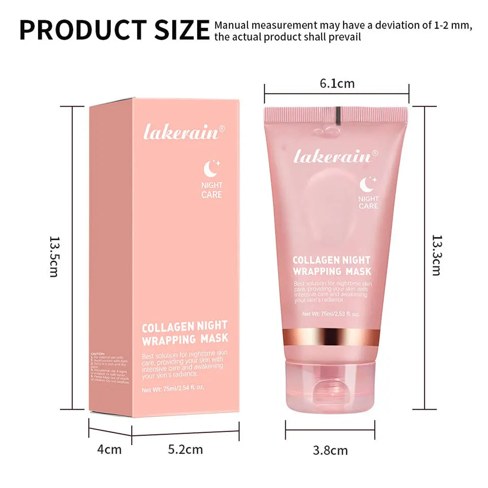 Collagen Night Wrapping Peel-Off Face Mask for Skin Firming