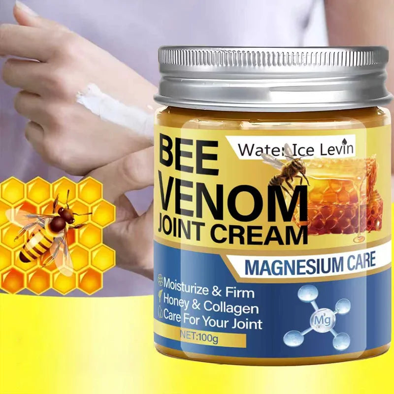 Bee Venom Joint Cream with Magnesium Honey Moisturizing Body Care - 1