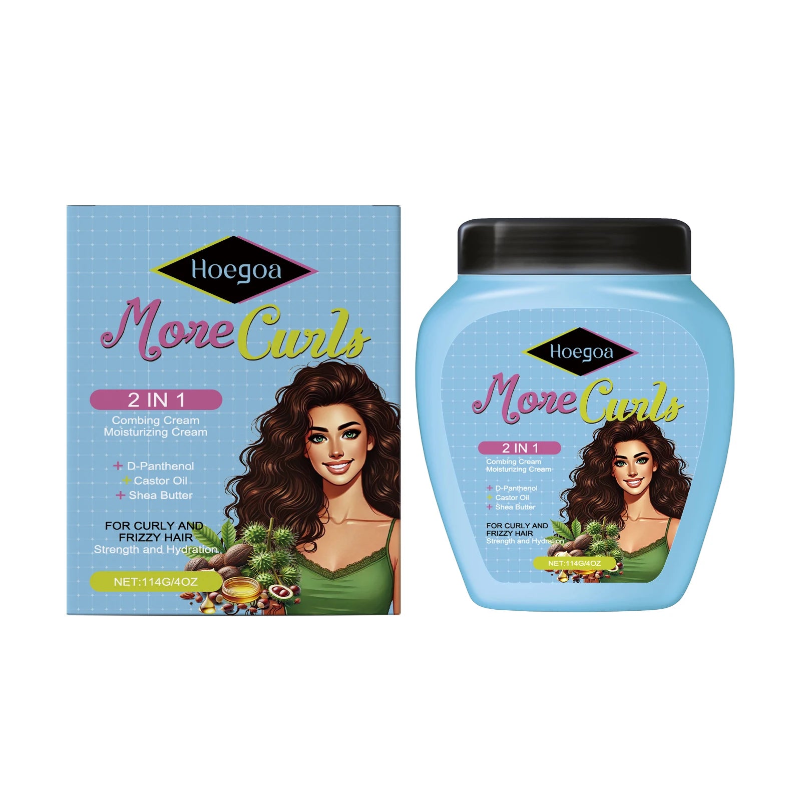 Hoegoa Combing and Moisturizing Hair Cream 114g