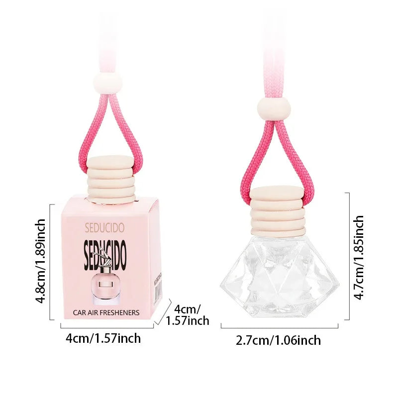 4 Piece Car Air Freshener Set Essential Oil Auto Interior Fragrance