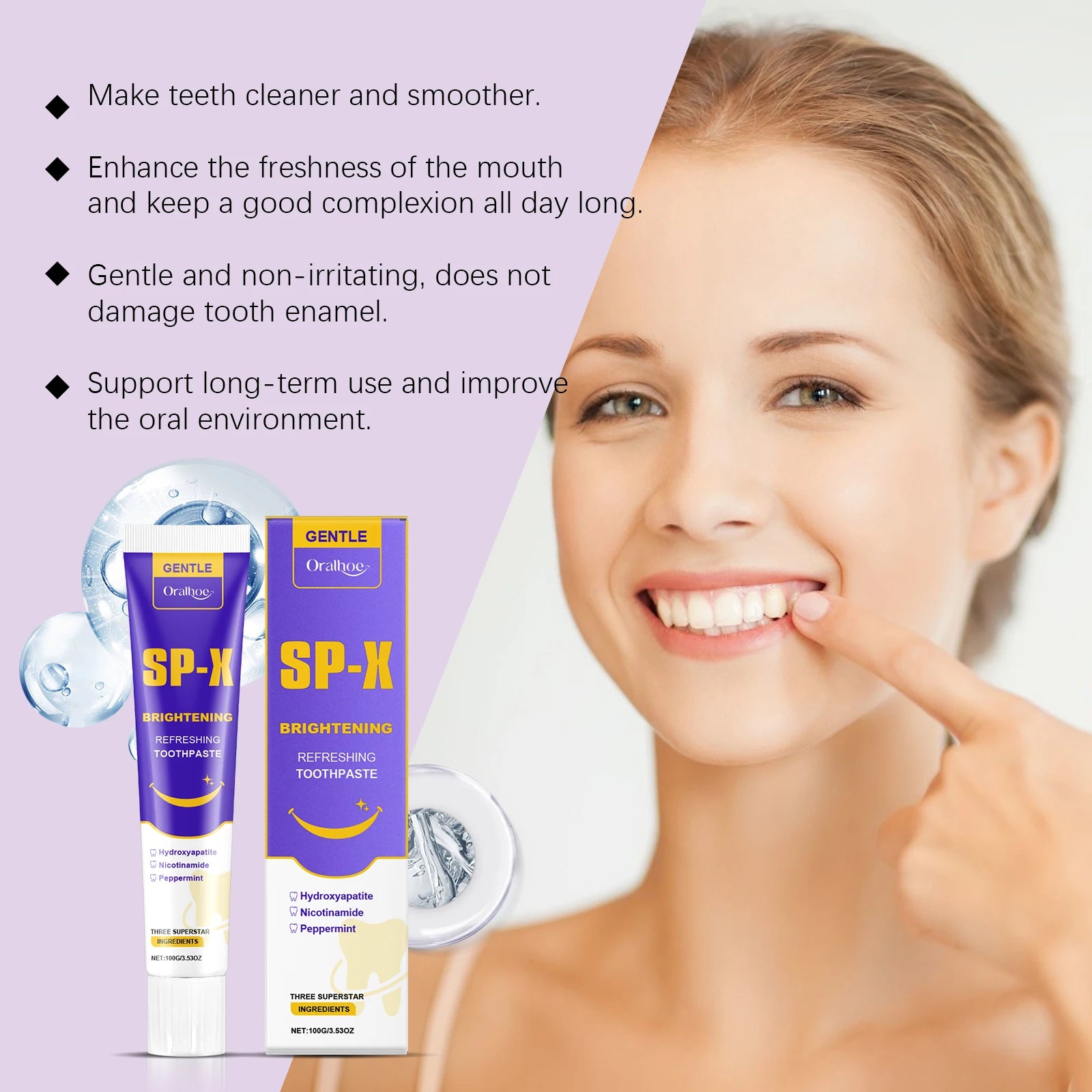 Brightening Toothpaste for Stain Removal and Fresh Breath - 11
