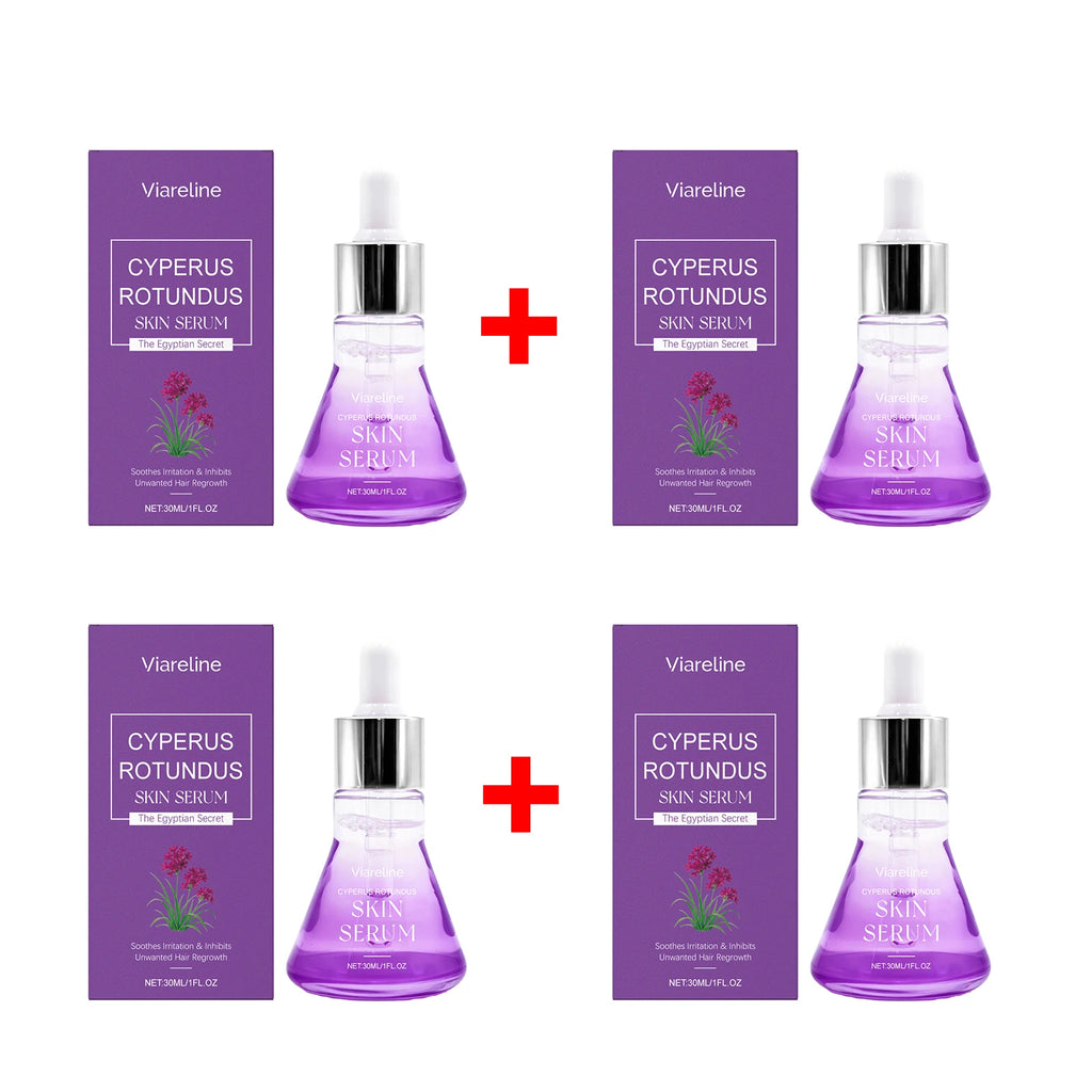 Cyperus Rotundus Hair Growth Inhibitor and Skin Soothing Serum