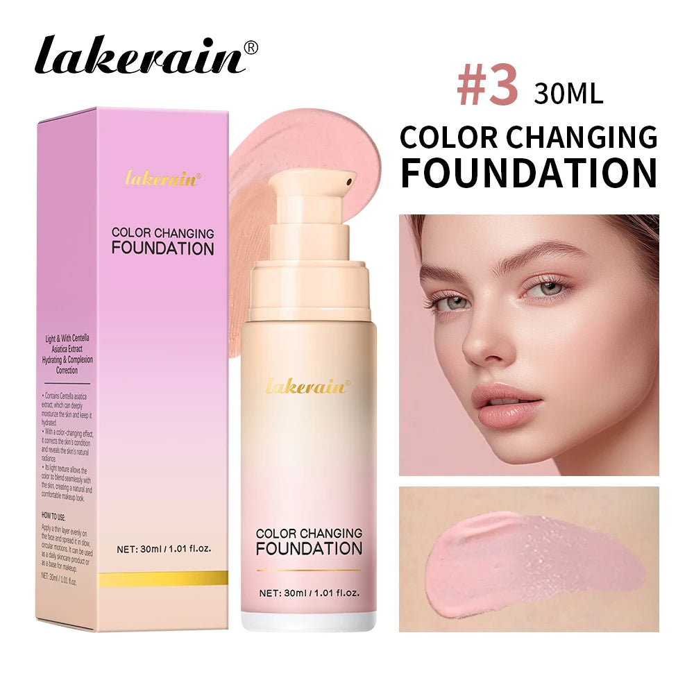 Color Changing Liquid Foundation for Radiant Skin