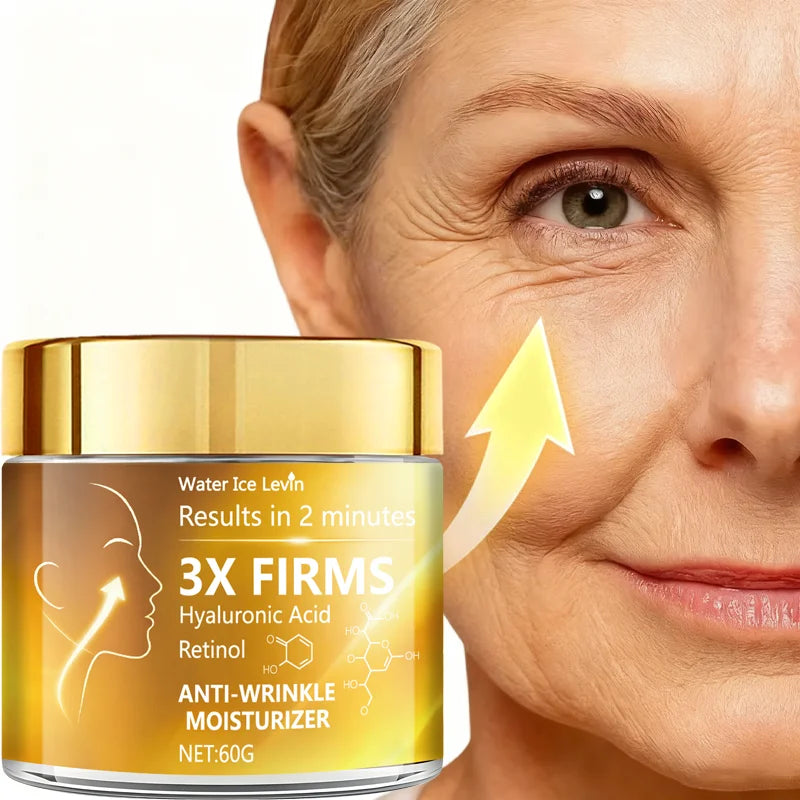 3X Anti Wrinkle Face Cream Retinol Hyaluronic Acid Firming Moisturizer - 1