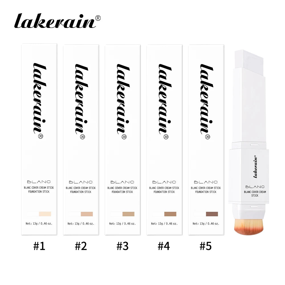 Dual-Ended Waterproof Foundation Stick with Built-in Brush - 26