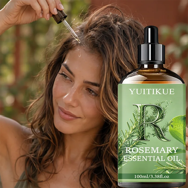 YUITIKUE Rosemary Hair Essential Oil Deep Nourishing Scalp Treatment 100ml - 9