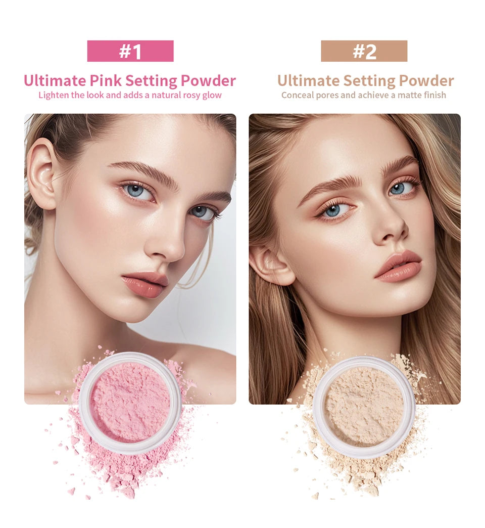 Matte Finishing Loose Setting Powder for Oil Control