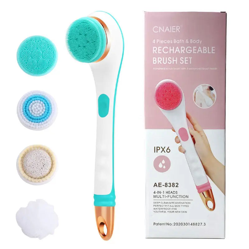 Electric Rotating Back Scrubber and Exfoliating Shower Brush - 8