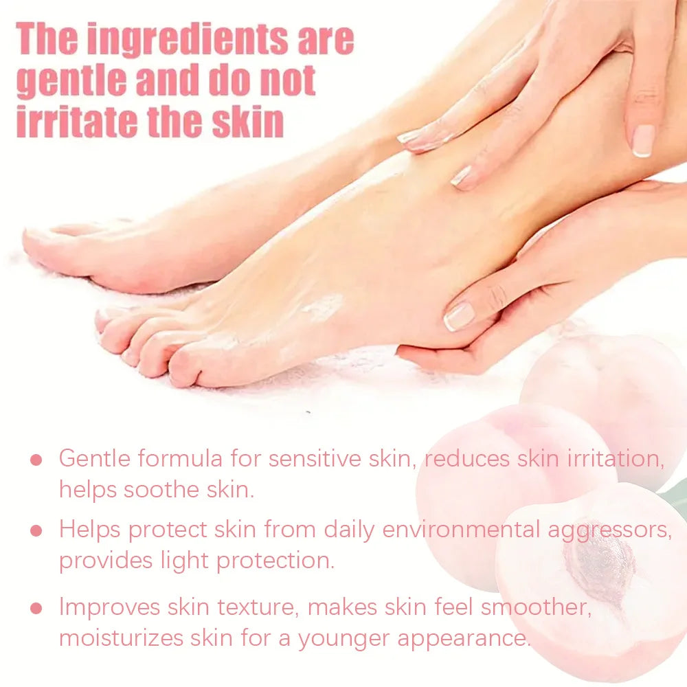 Peach Moisturizing Stick Cracked Heel Repair Cream for Dry Feet