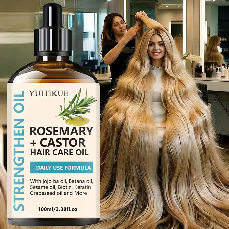 Rosemary and Castor Hair Strengthening Oil 100ml