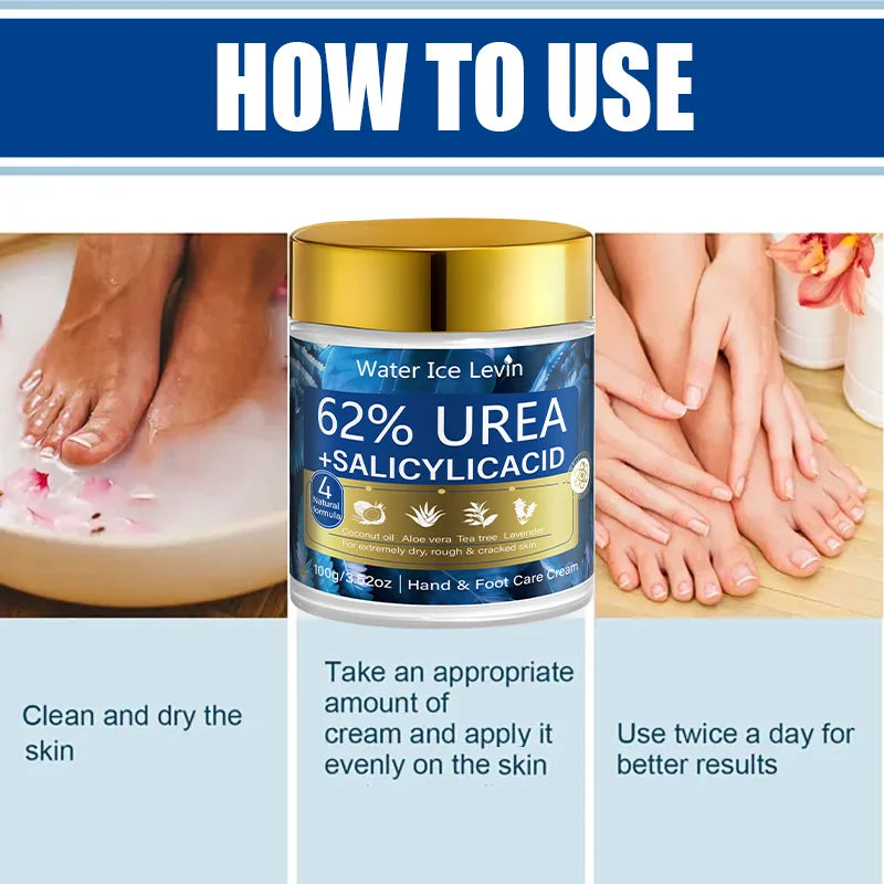 Urea Salicylic Acid Hand and Foot Cream for Dry Cracked Skin Repair - 8