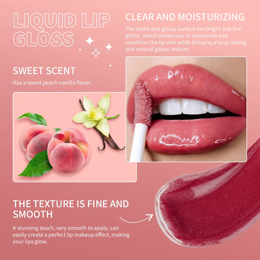 Shimmering Moisturizing Lip Gloss for Plump and Hydrated Lips