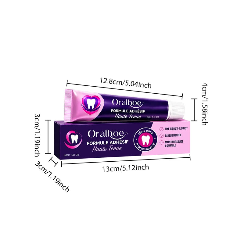 Silicone Denture Adhesive Cushion for Secure Daily Fit