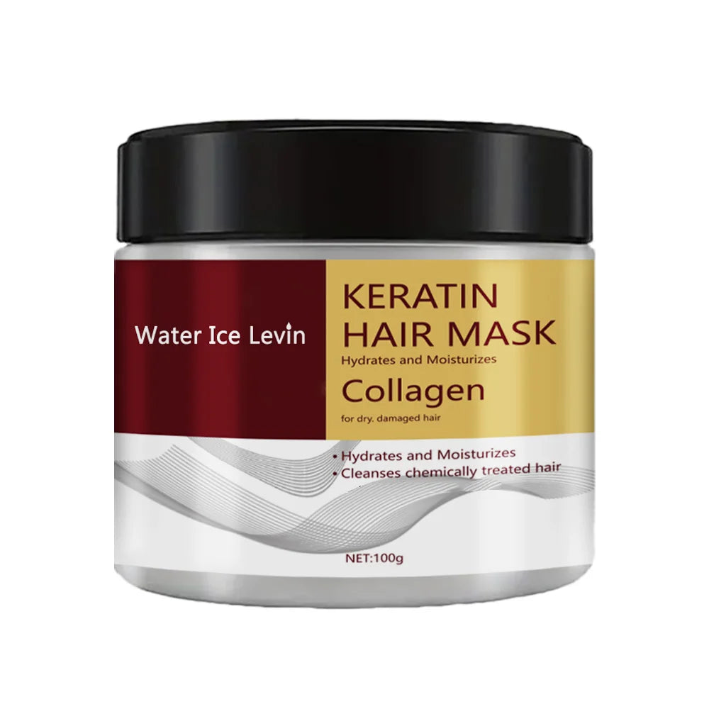 Collagen Keratin Hair Mask Moisturizing Conditioner for Damaged Hair 100g - 5