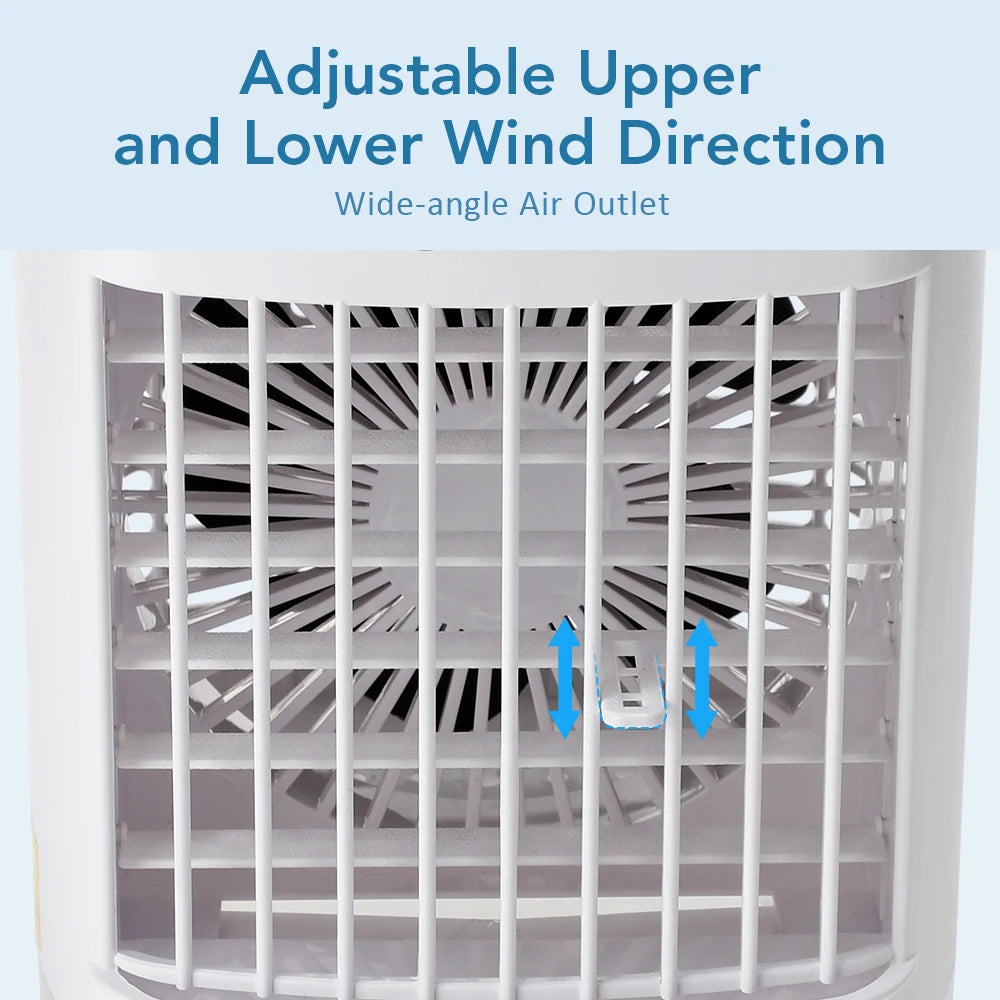 Portable USB Desktop Air Cooler and Humidifier - 13