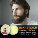 Beard Growth Care Kit with Shampoo Conditioning Oil and Grooming Tools