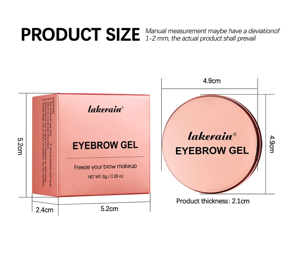 Waterproof Eyebrow Styling Gel for Natural Laminated Brows - 14