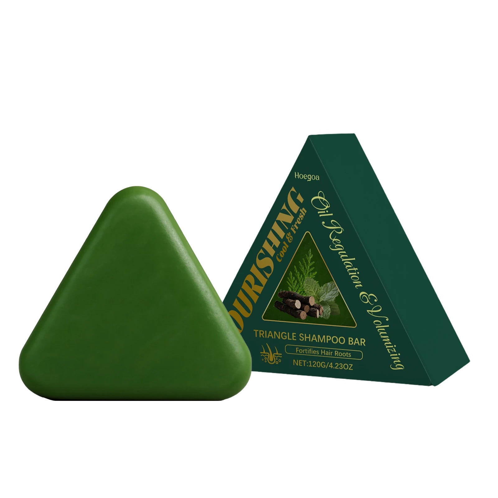 Herbal Hair Growth Shampoo Bar for Anti-Hair Loss and Scalp Care - 15