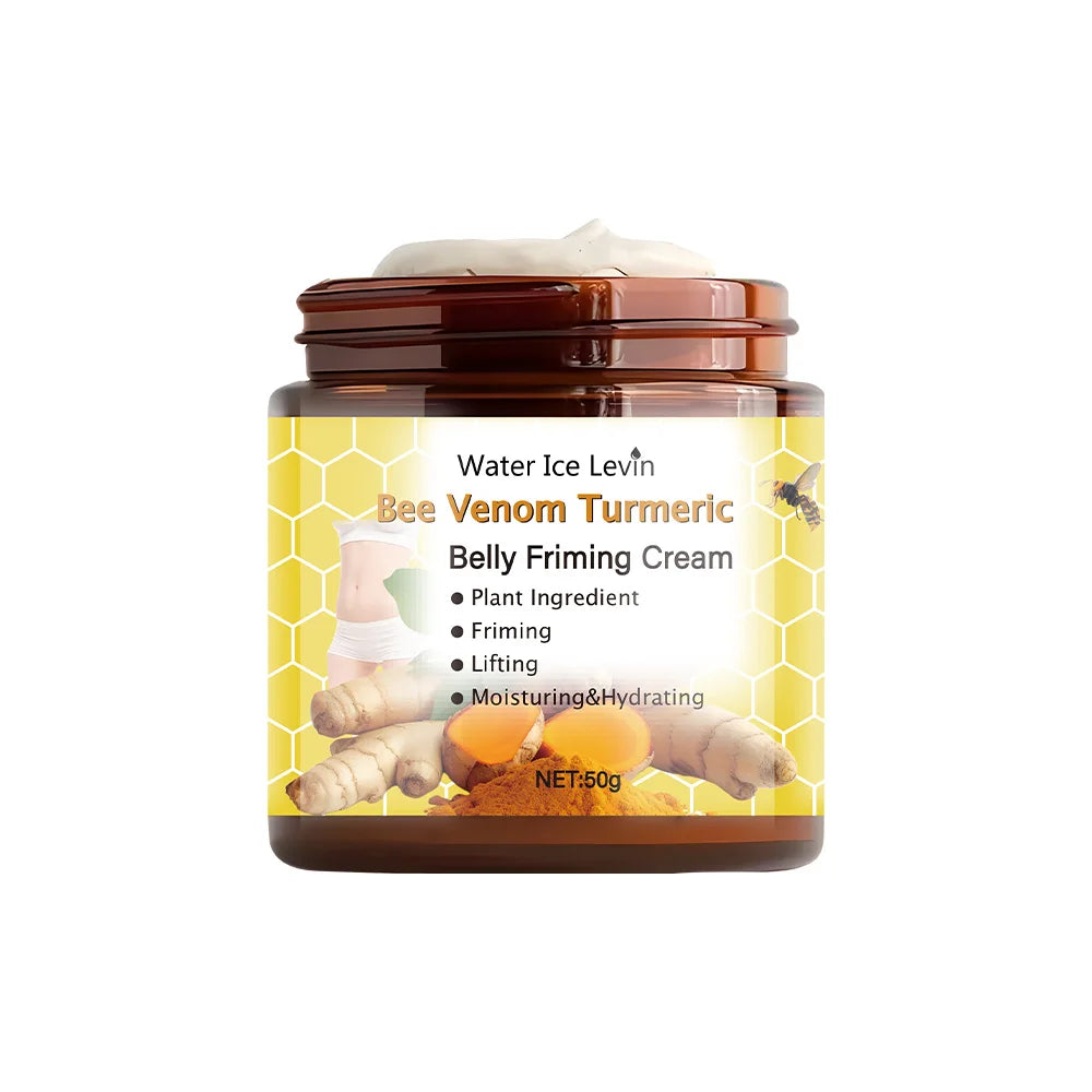 Bee Venom Turmeric Belly Firming Cream Moisturizing Body Treatment
