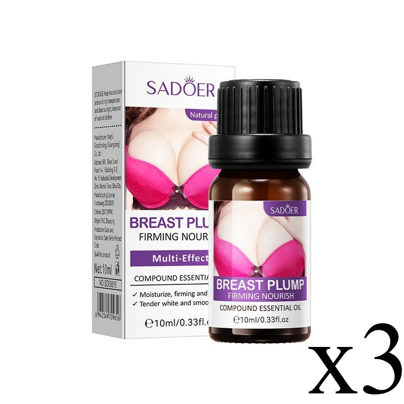 Sadoer Breast Enhancement Care Set Firming Cream and Essential Oil